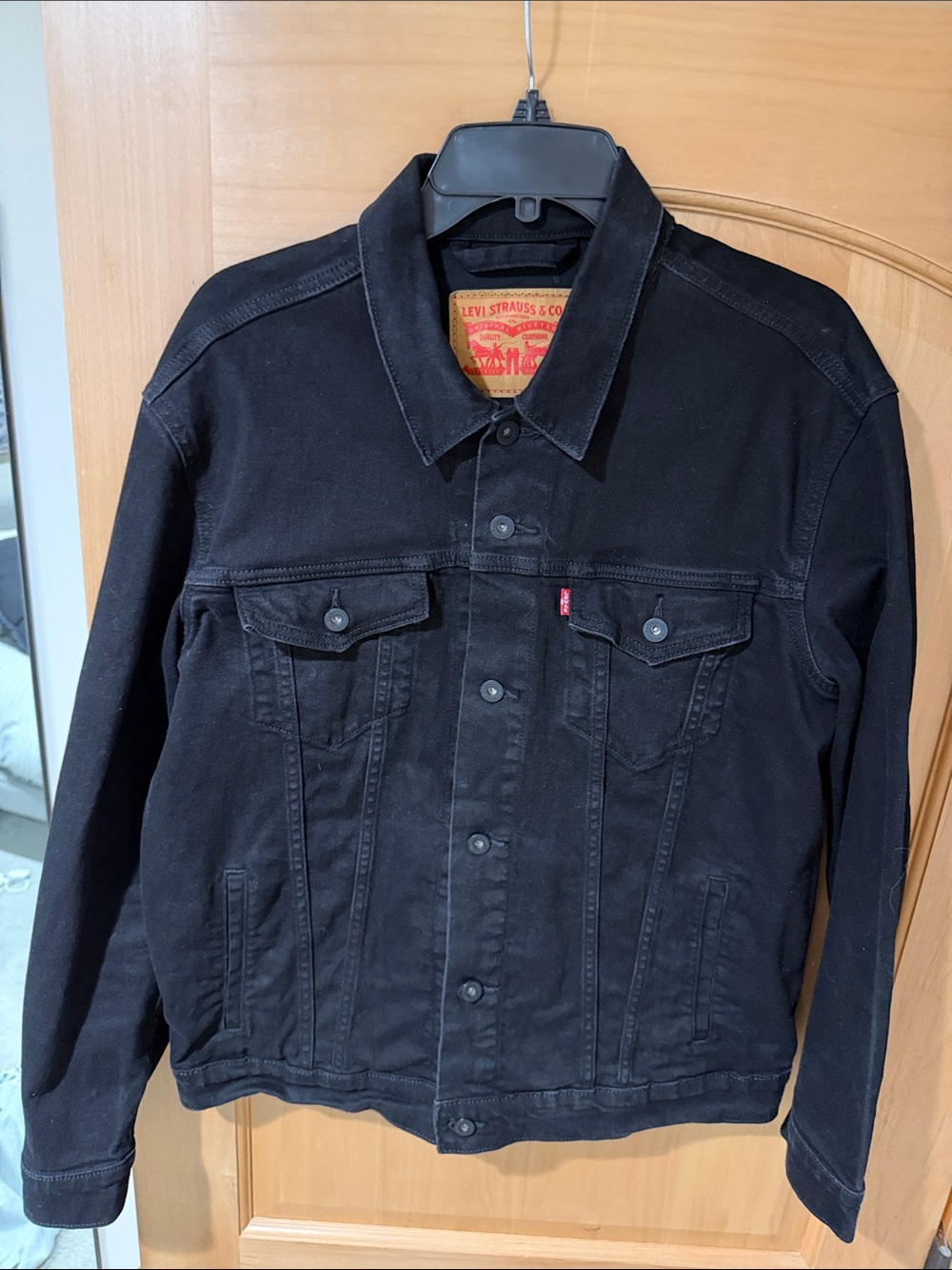 Levi's Black Men's Denim Trucker Jacket